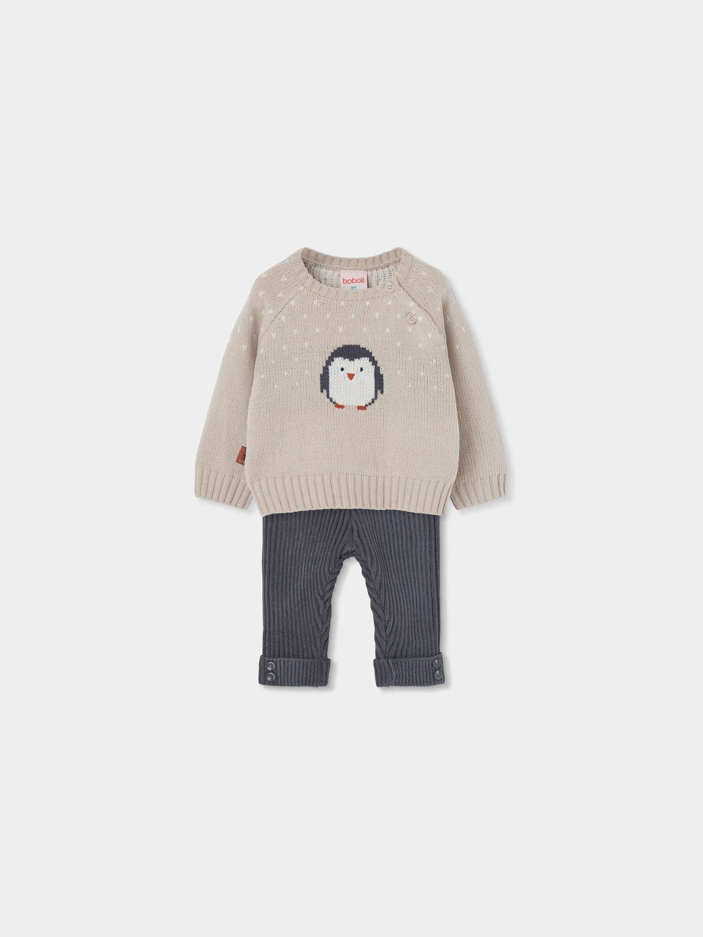 Conjunto de Bebé em Malha