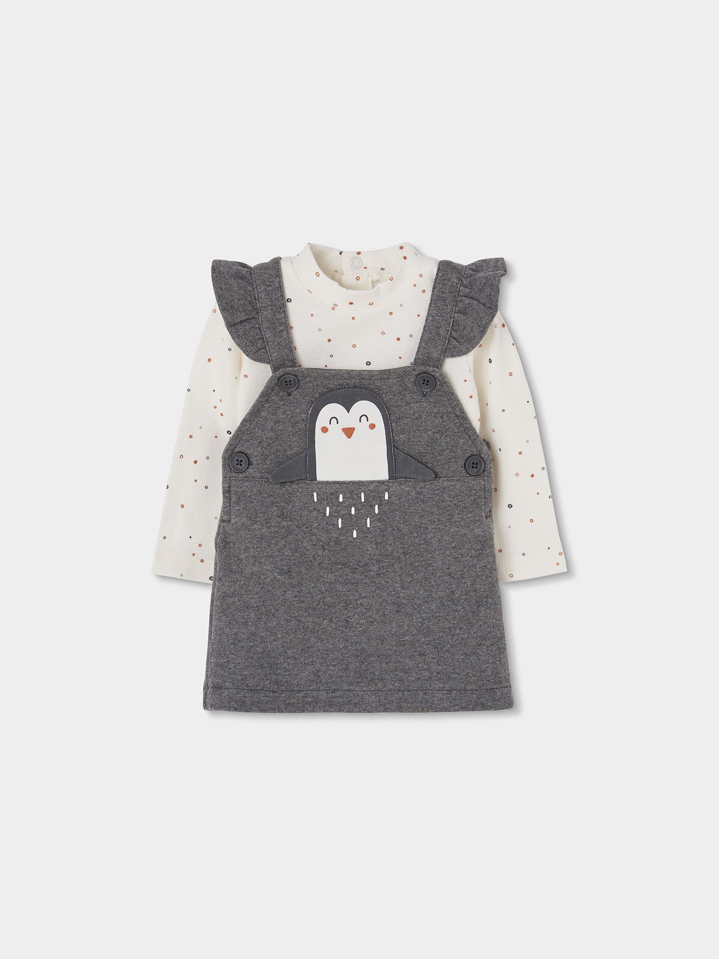 Conjunto de Bebé com Vestido e Body