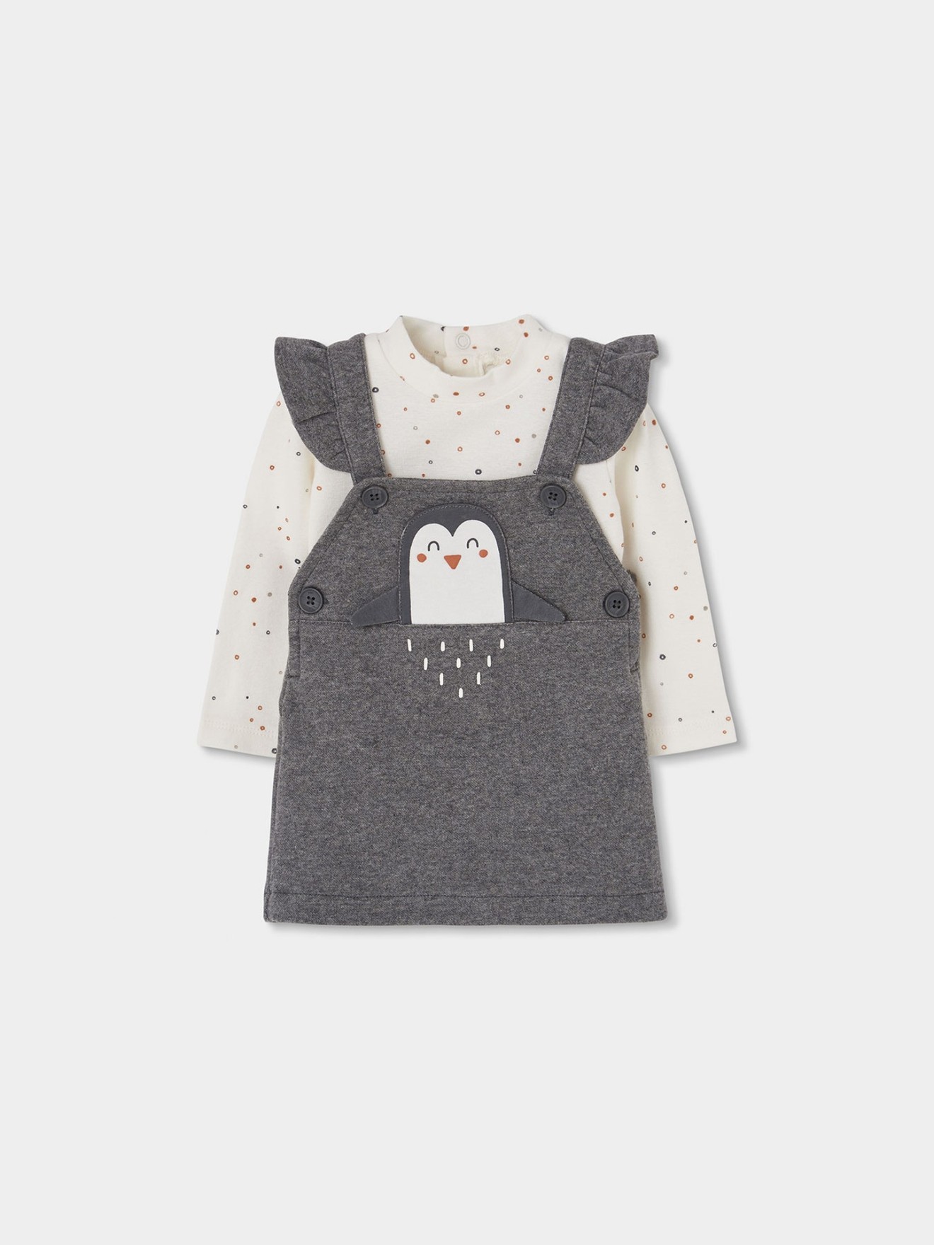 Conjunto de Beb� com Vestido e Body