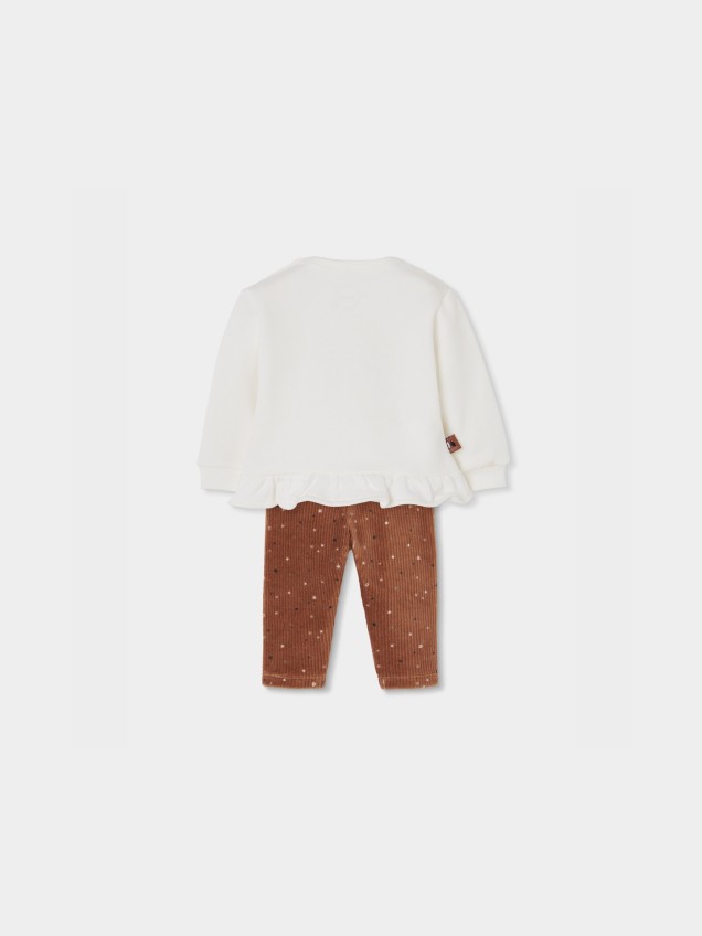Conjunto de Bebé com Camisola e Calças