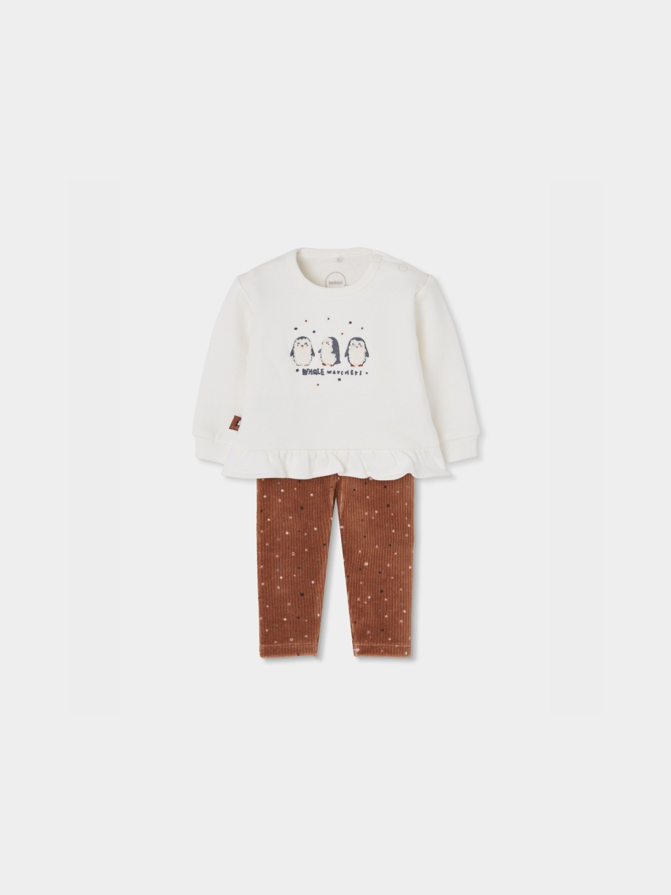 Conjunto de Bebé com Camisola e Calças
