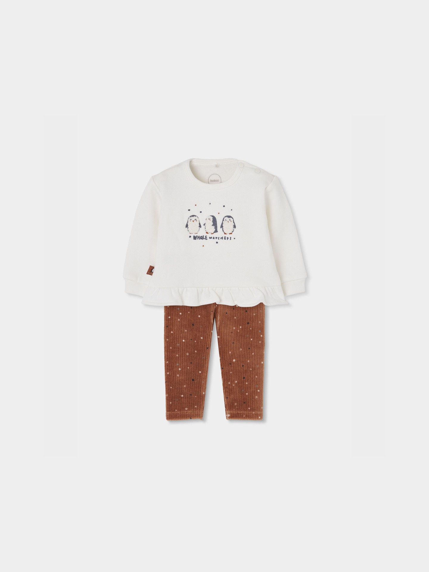 Conjunto de Bebé com Camisola e Calças