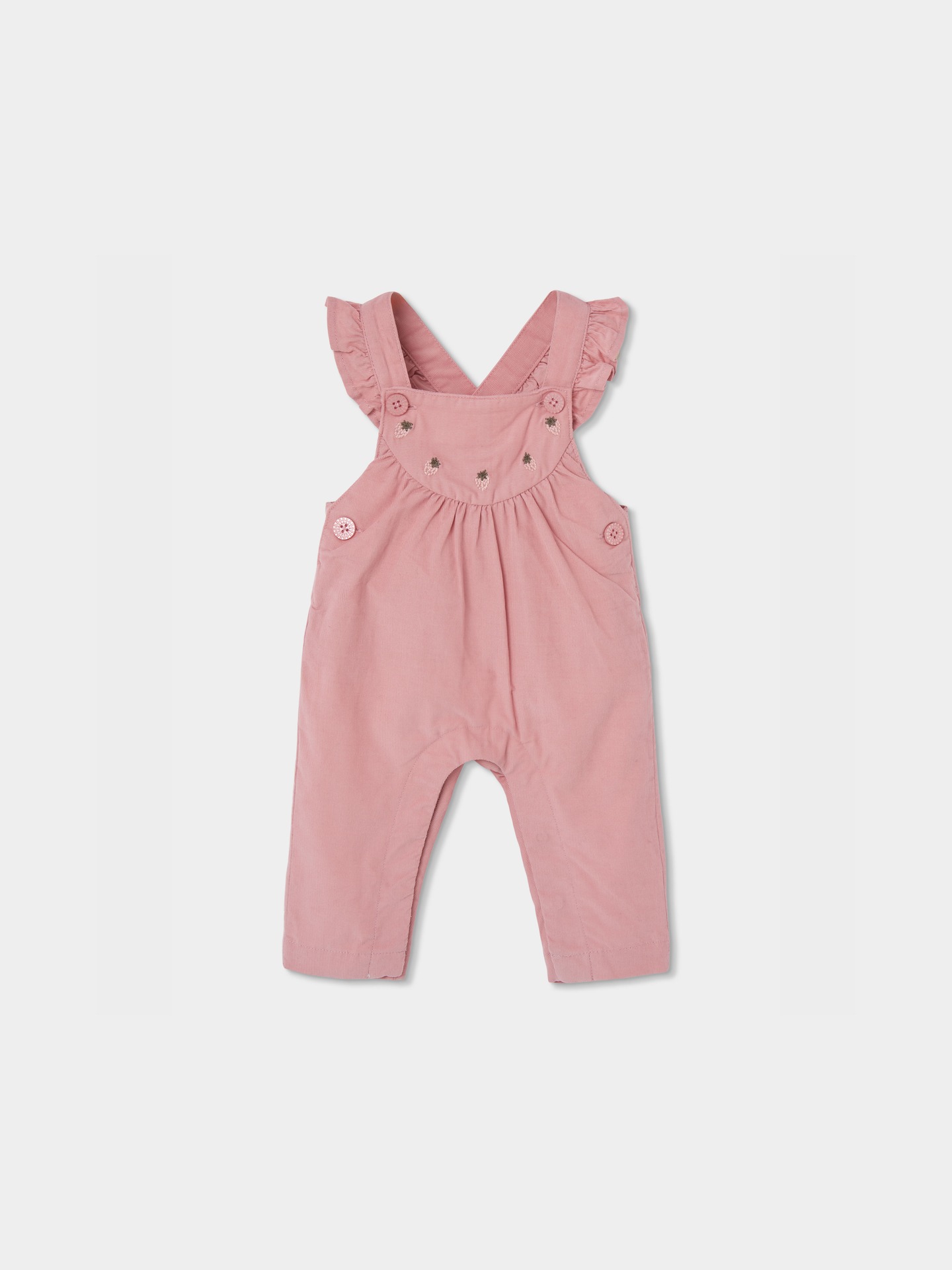 Conjunto de Jardineiras e Body