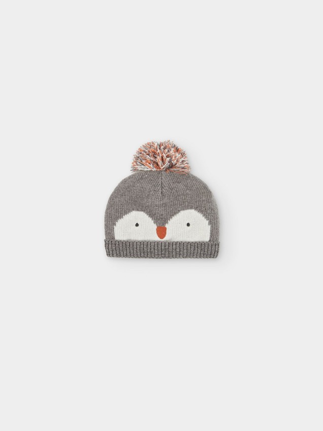 Gorro de Bebé com Pompom