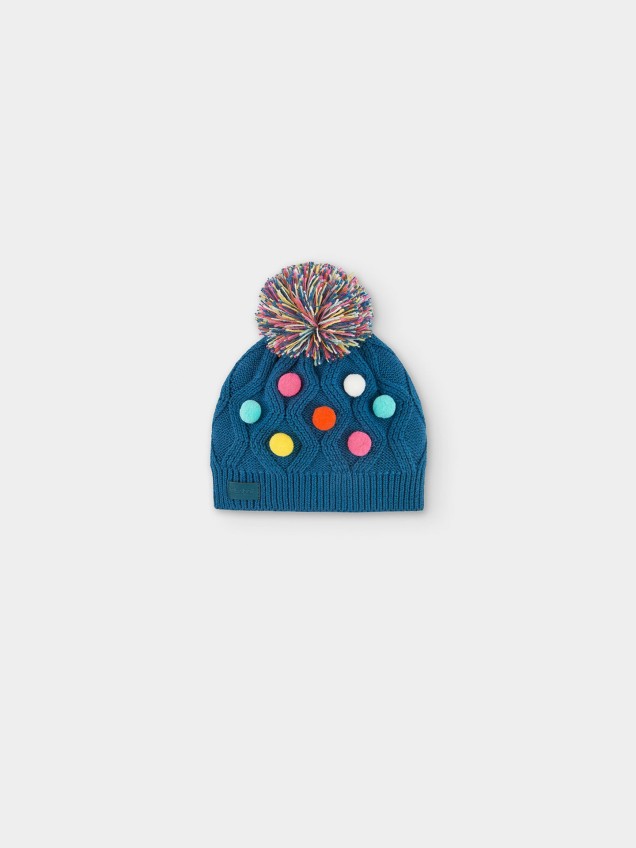 Gorro de Malha com Pompom