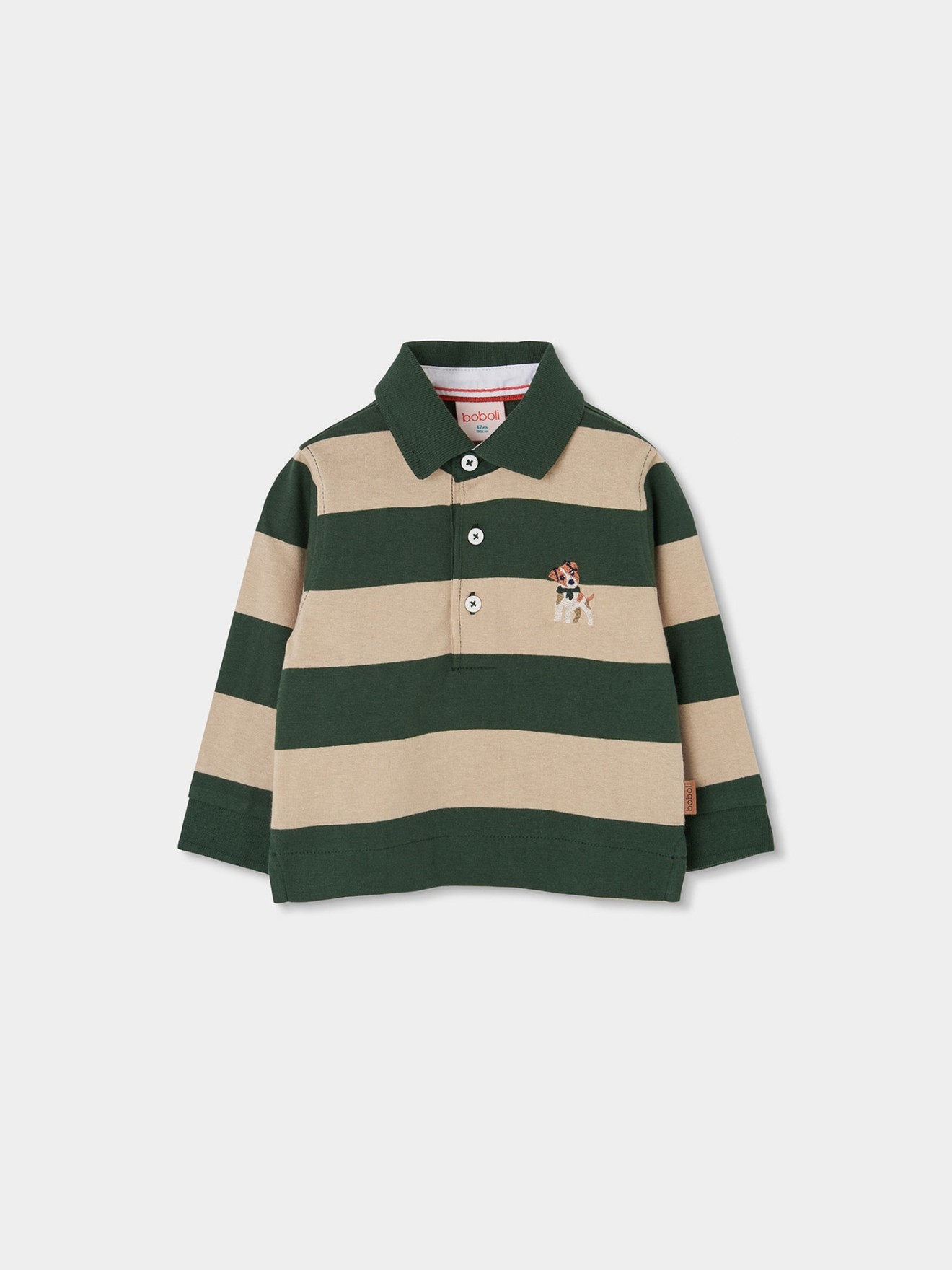 Polo de Manga Comprida às Riscas