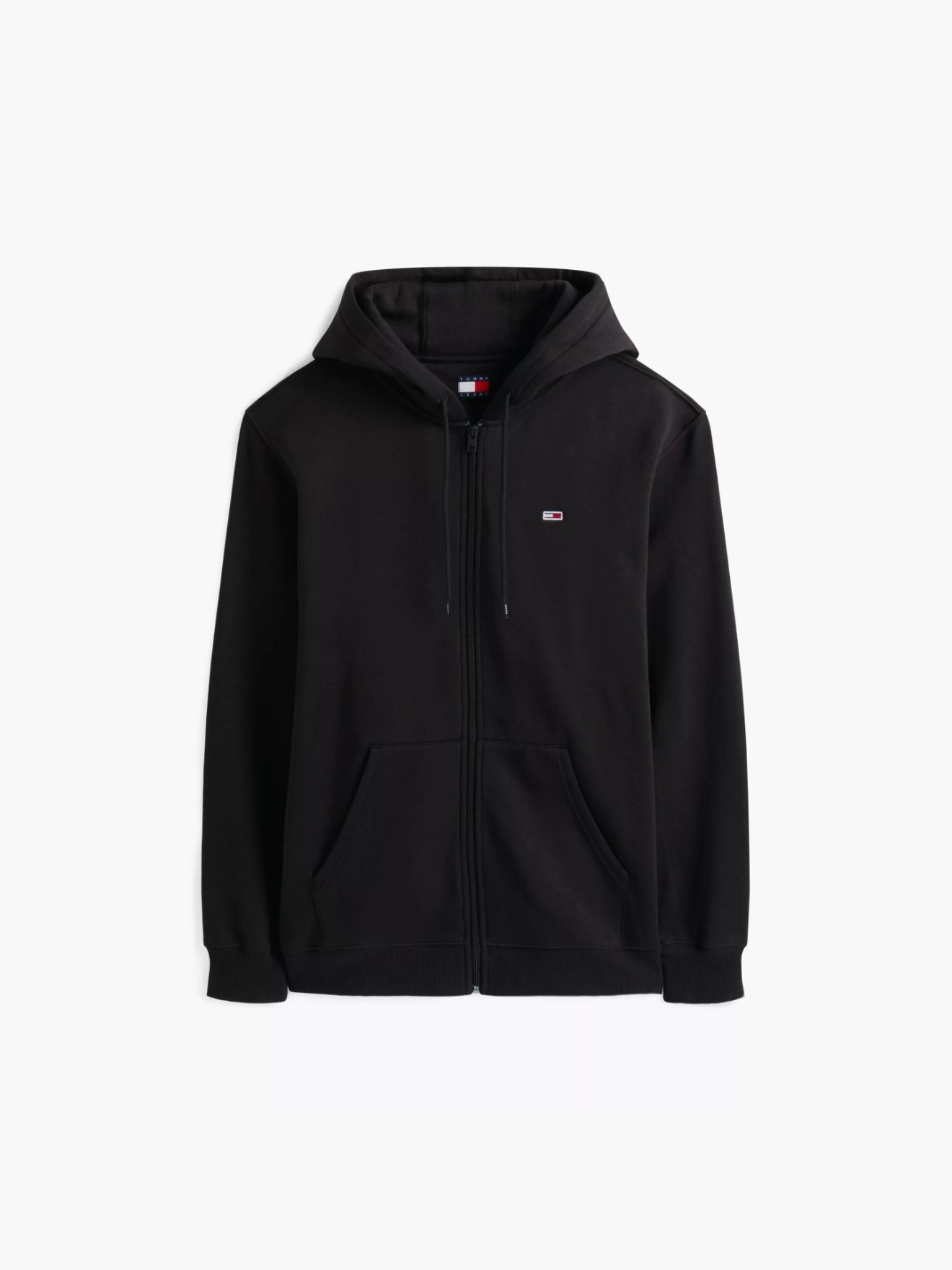 Sweatshirt com Capuz e Fecho de Correr