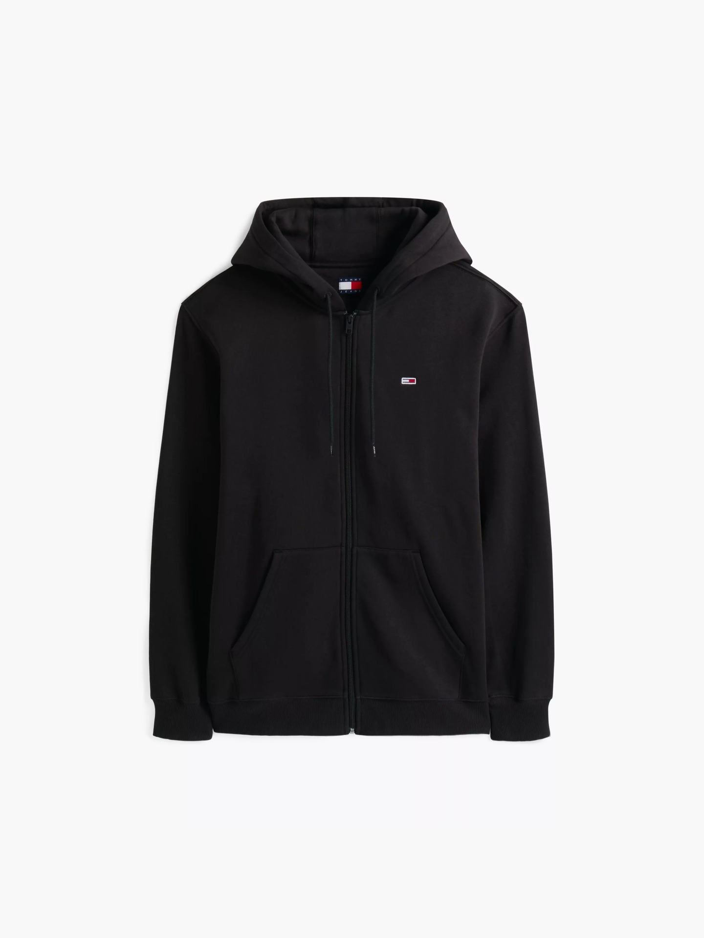 Sweatshirt com Capuz e Fecho de Correr