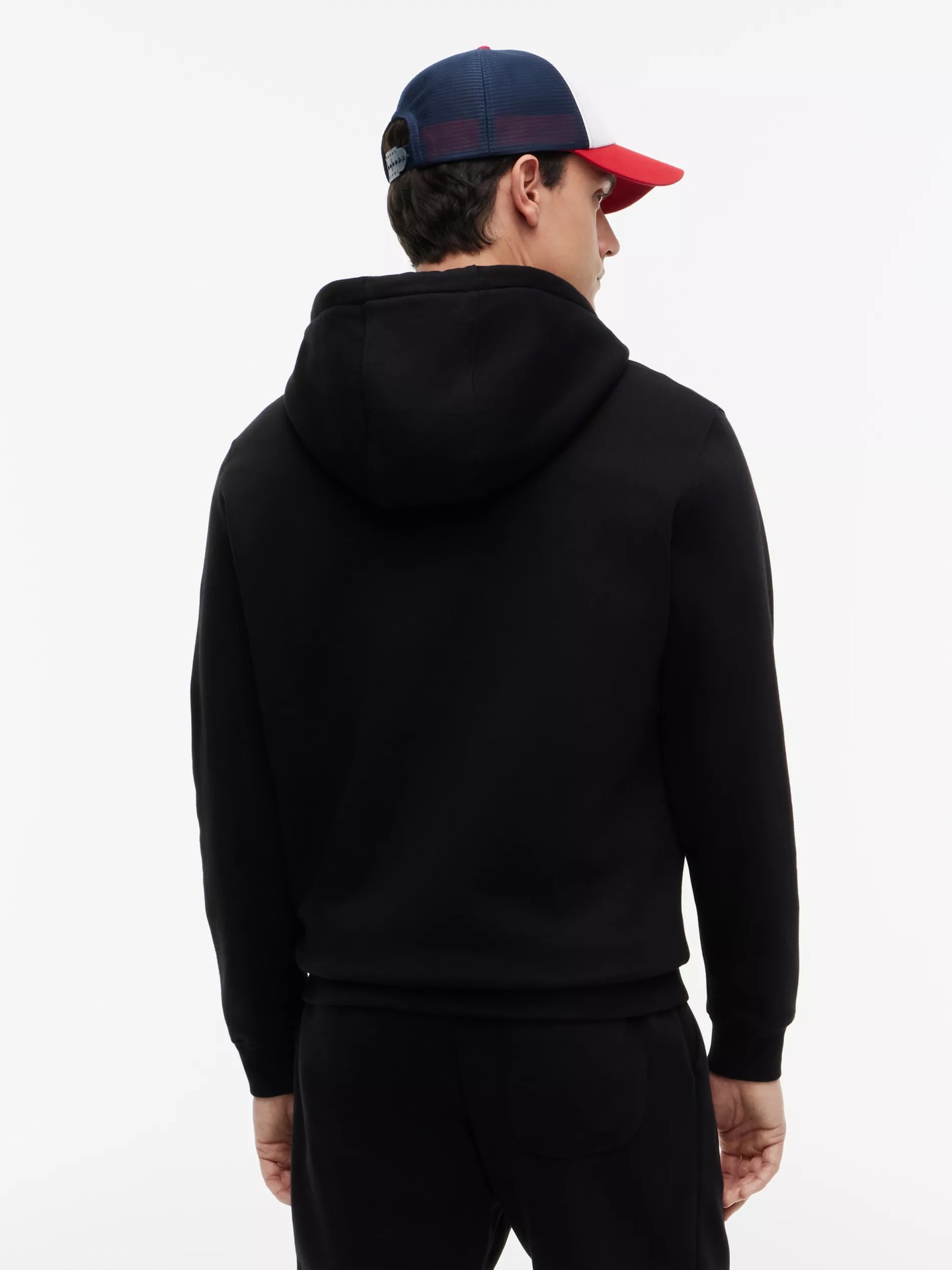 Sweatshirt com Capuz e Fecho de Correr