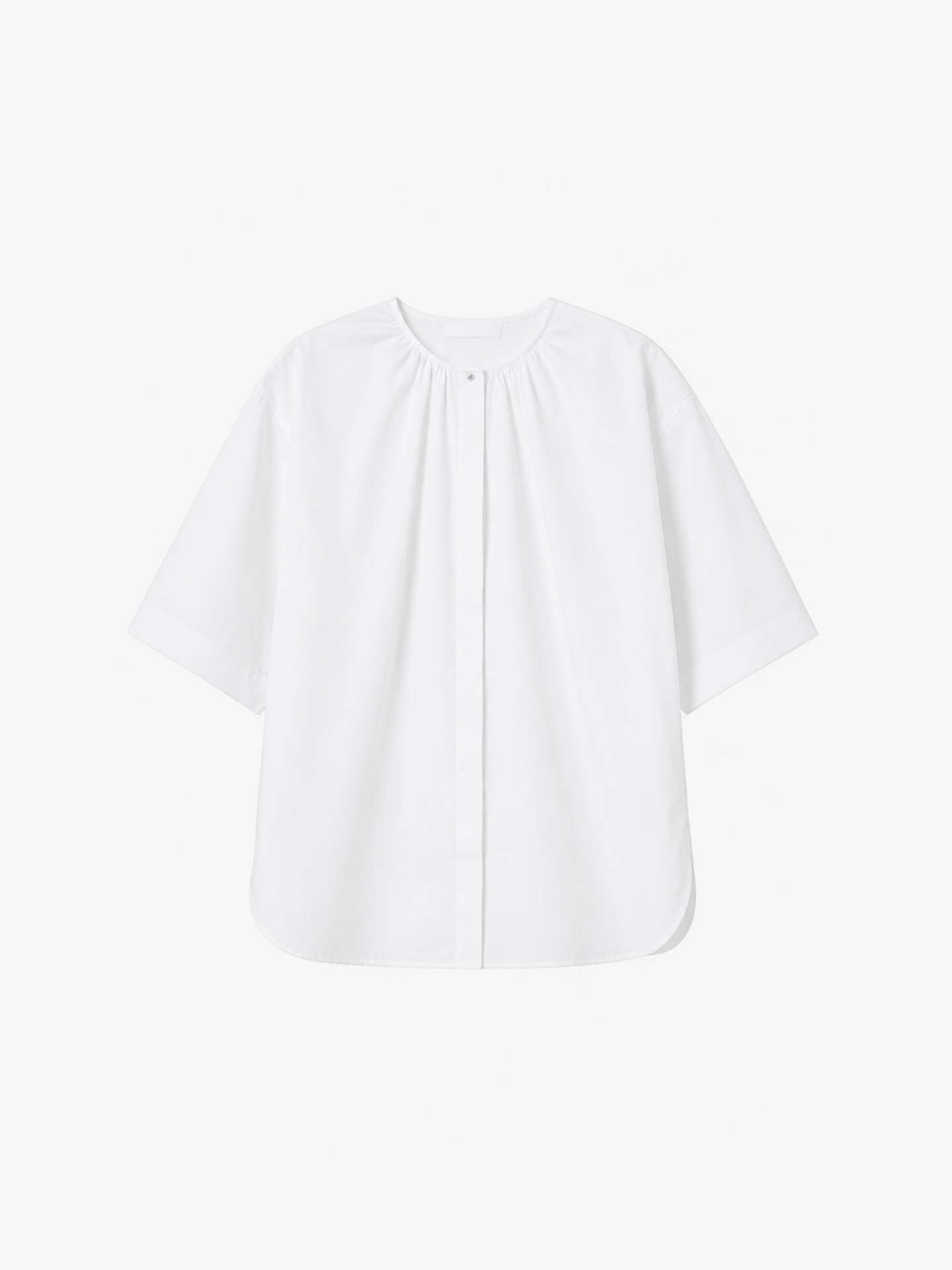 Camisa com Decote Redondo
