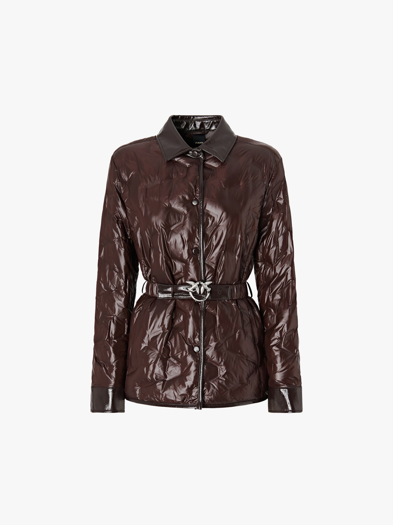 Parka Acolchoada com Cinto