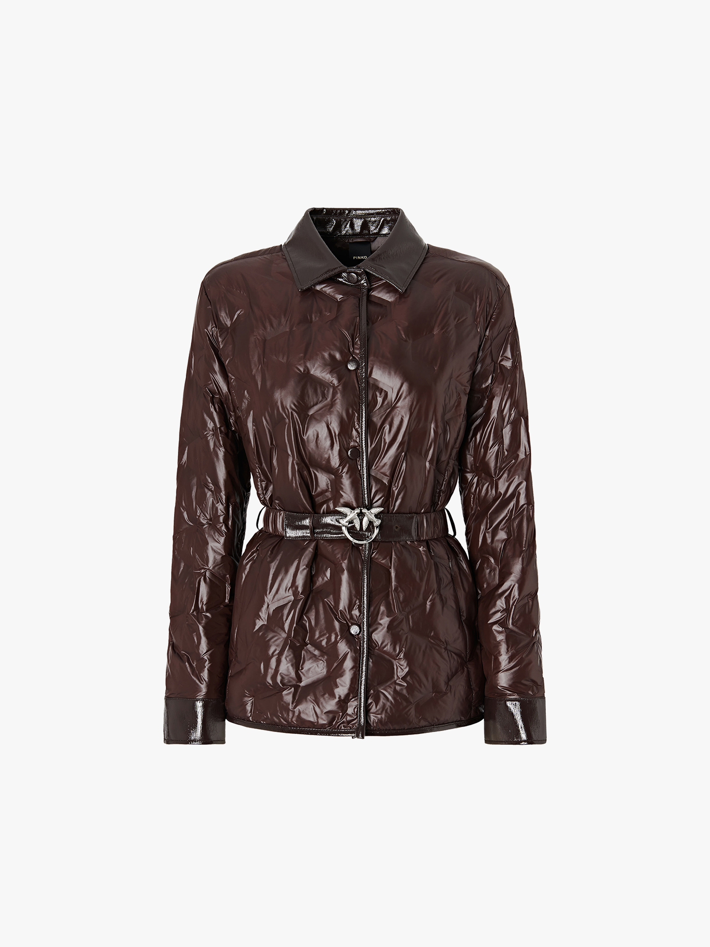 Parka Acolchoada com Cinto