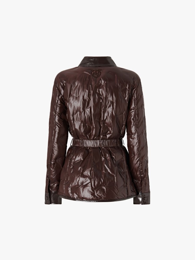 Parka Acolchoada com Cinto