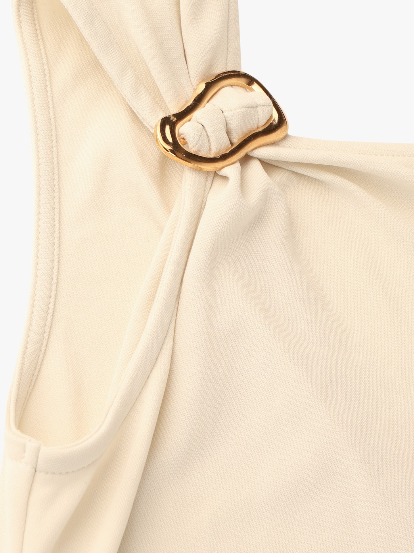 Vestido Comprido com Drapeado