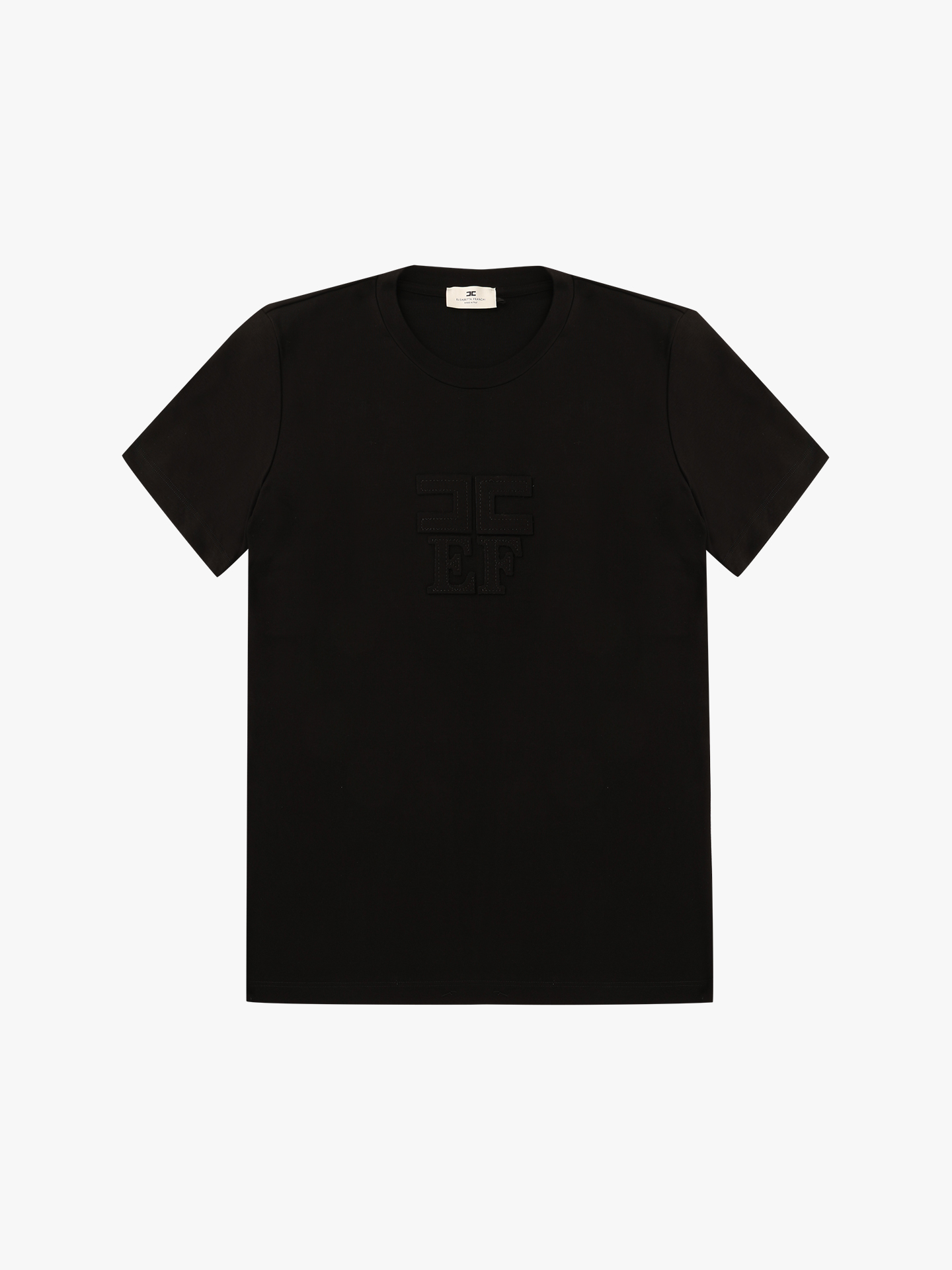 T-shirt com Detalhe em Relevo