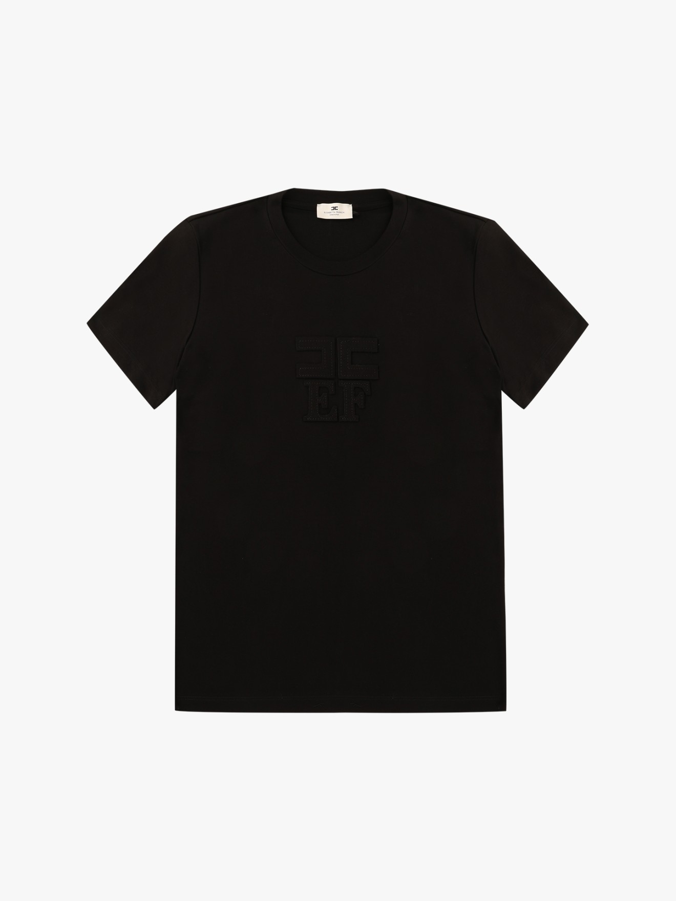 T-shirt com Detalhe em Relevo
