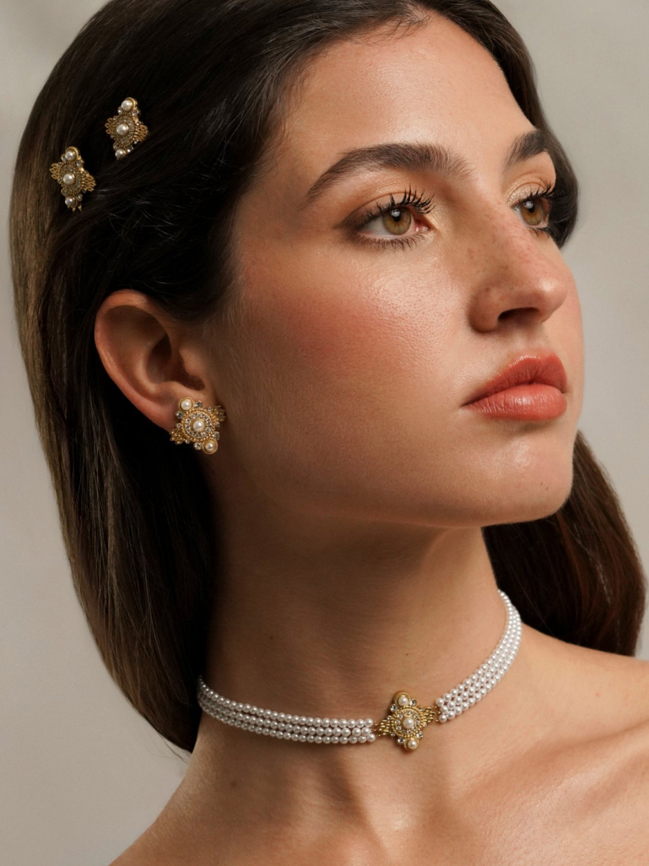 Conjunto de Colar e Brincos Ophelia