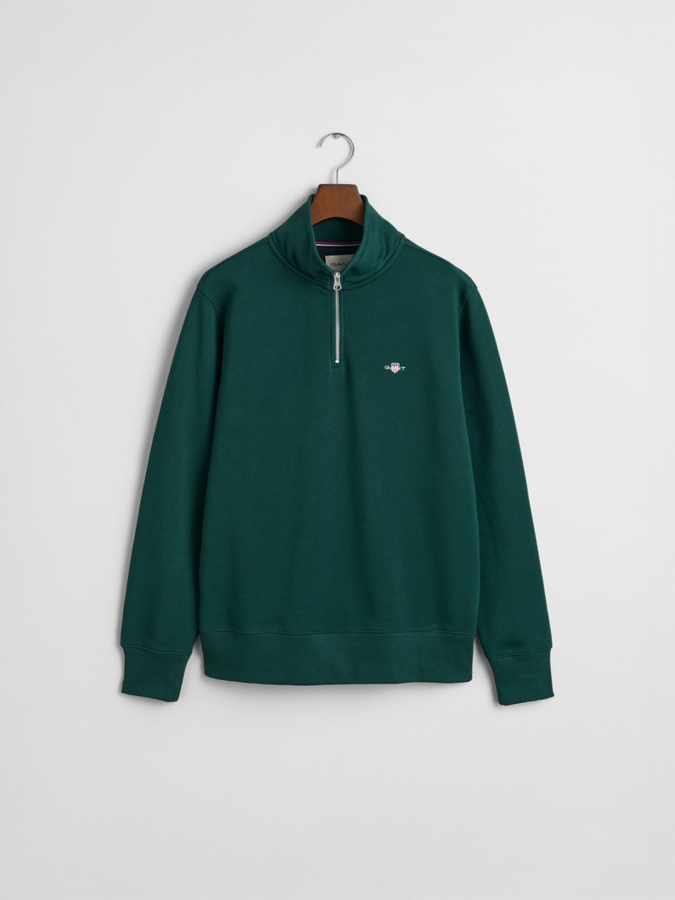 Sweatshirt com Meio Fecho