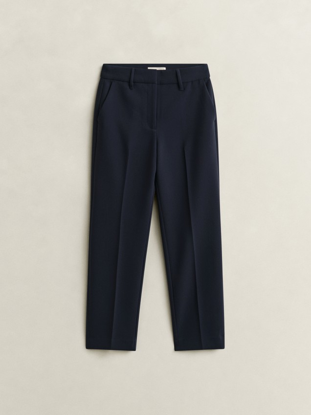 Calças Slim Fit Cropped