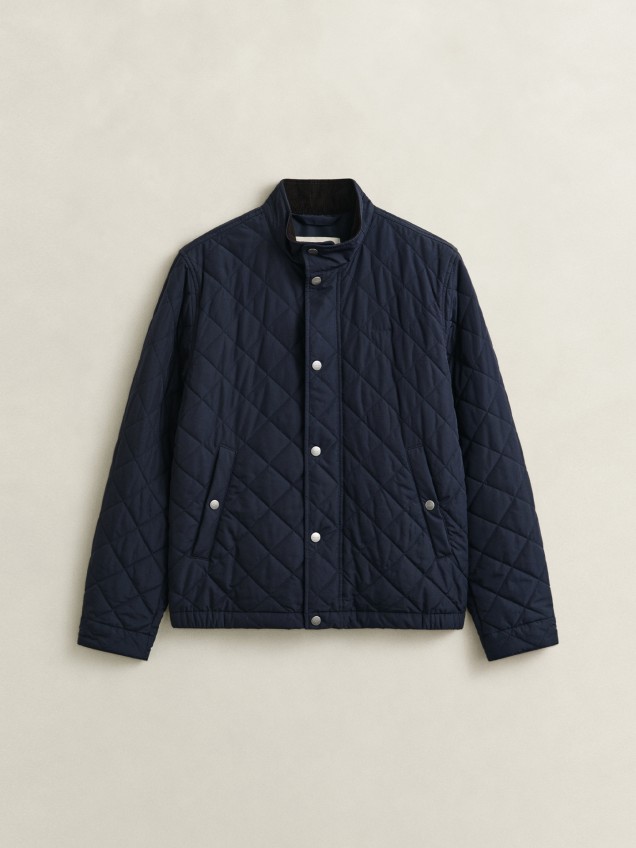 Blus�o Acolchoado com Gola Subida