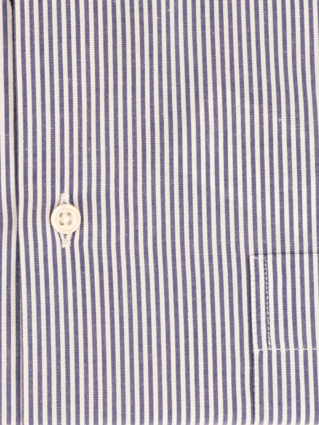 Camisa de Manga Curta às Riscas