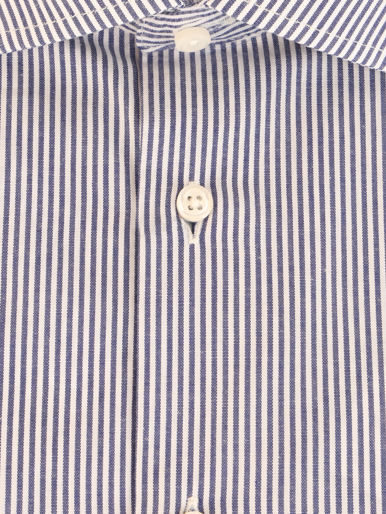 Camisa de Manga Curta às Riscas