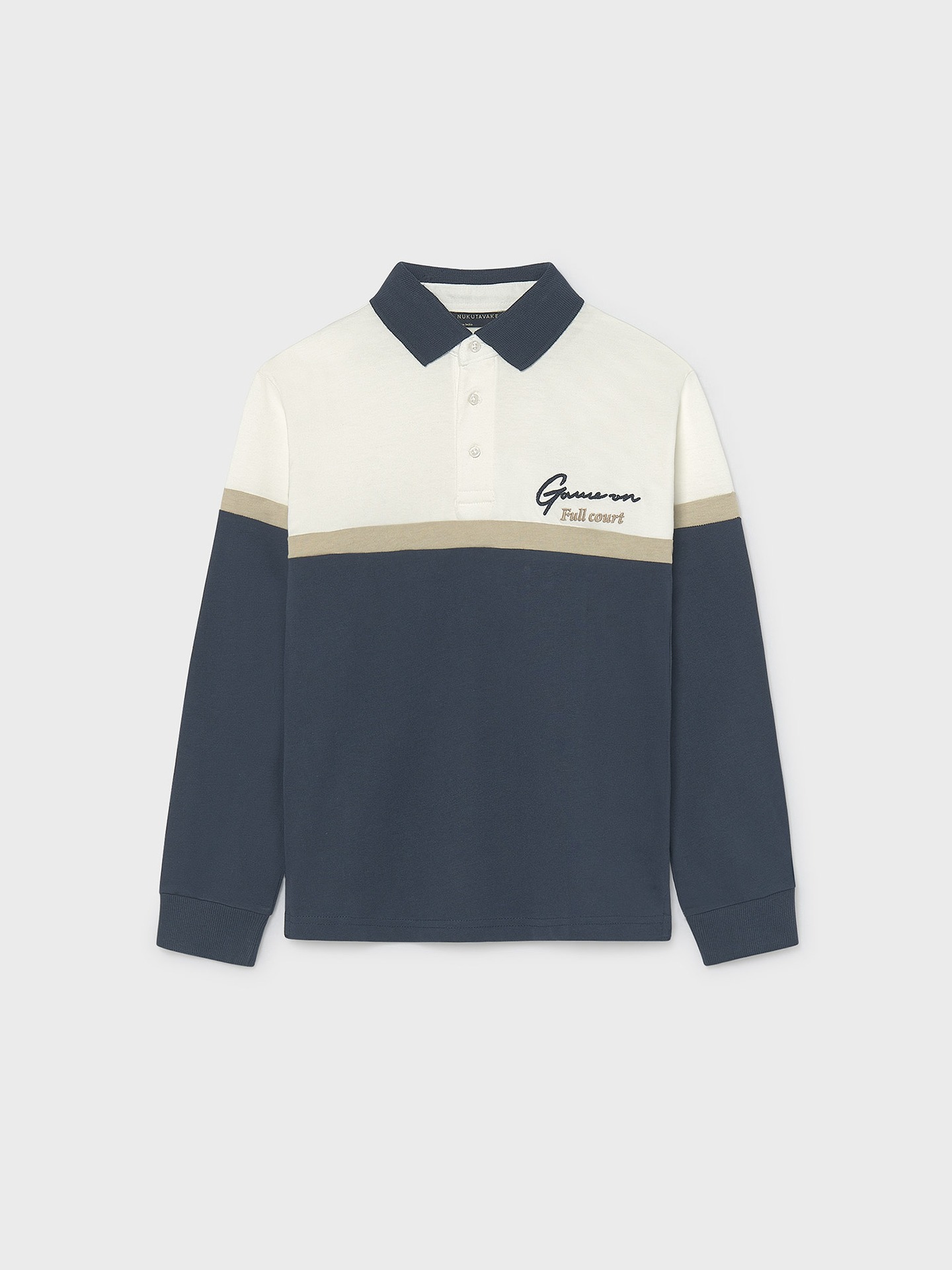 Polo de Manga Comprida Combinado