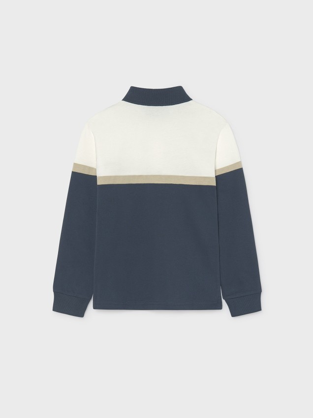 Polo de Manga Comprida Combinado