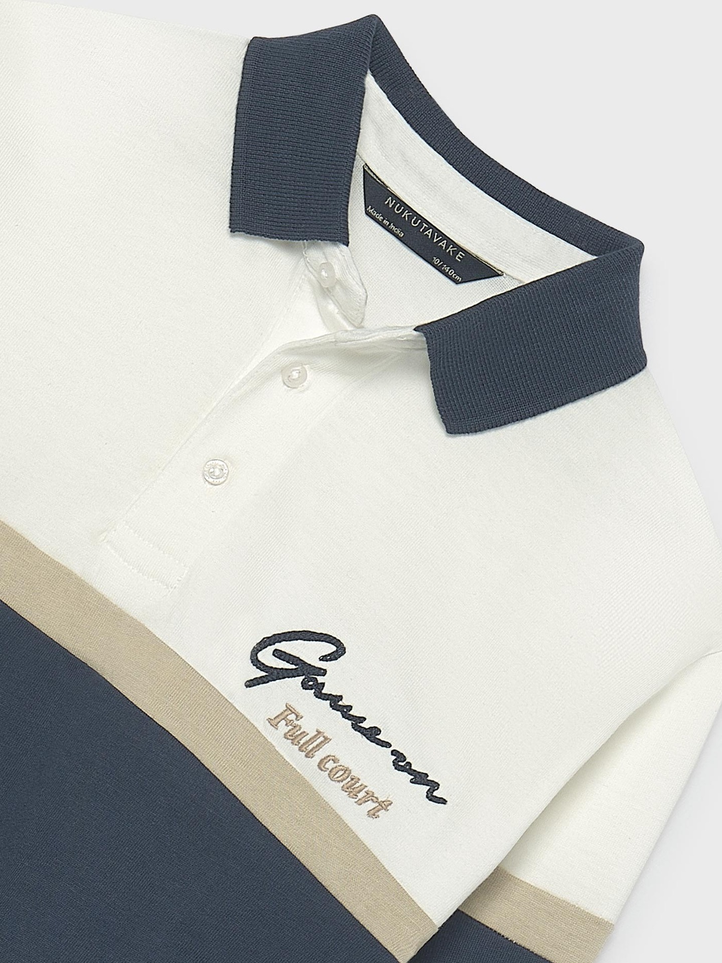 Polo de Manga Comprida Combinado