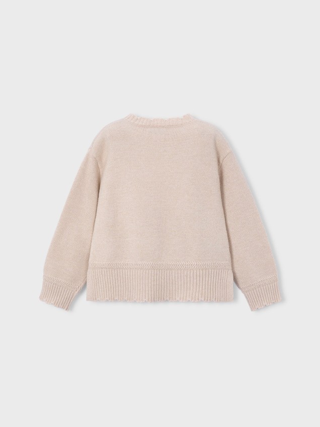Camisola de Malha com Gola Redonda
