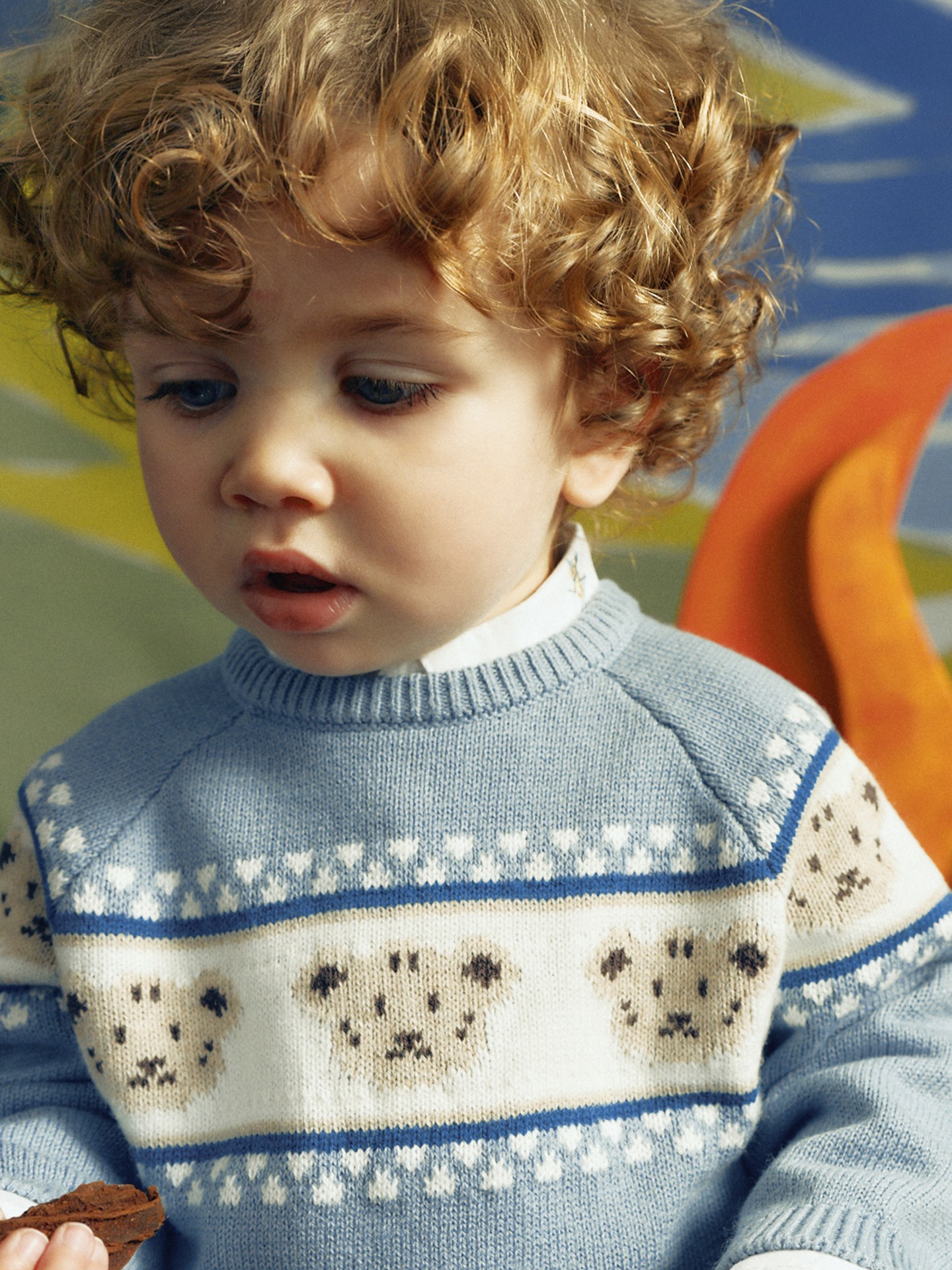 Camisola em Malha Jacquard