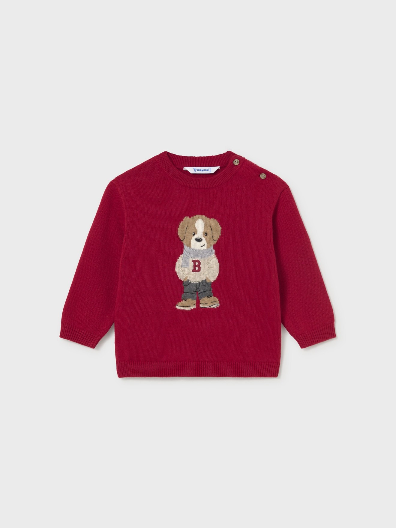 Camisola em Malha Intarsia