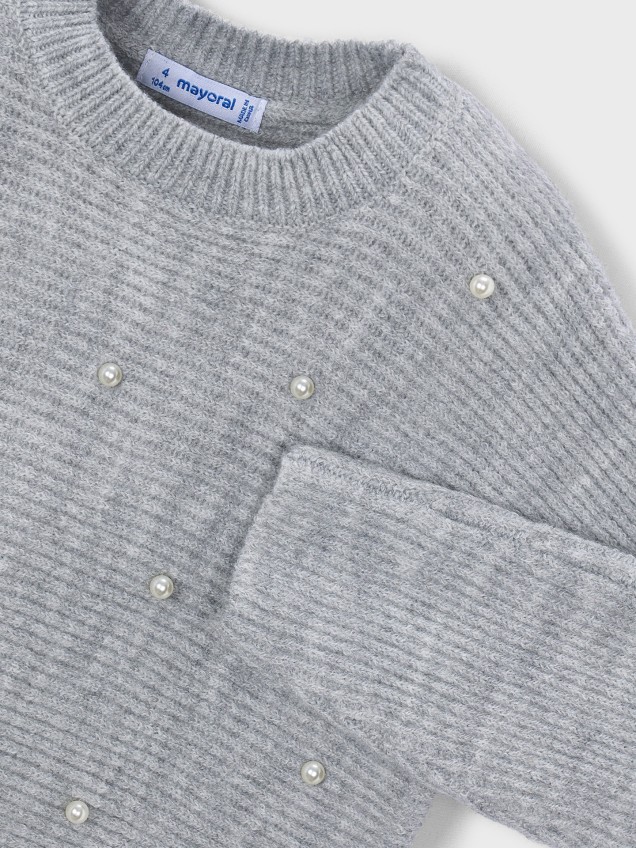 Camisola de Malha com Pérolas