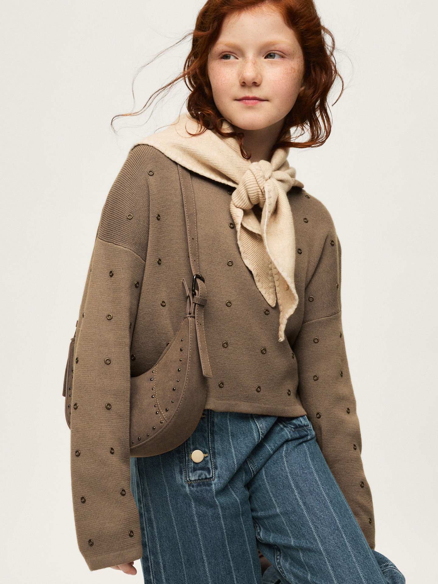 Camisola com Tachas Termofixadas