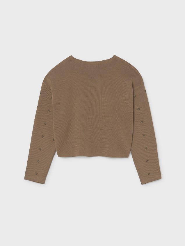 Camisola com Tachas Termofixadas