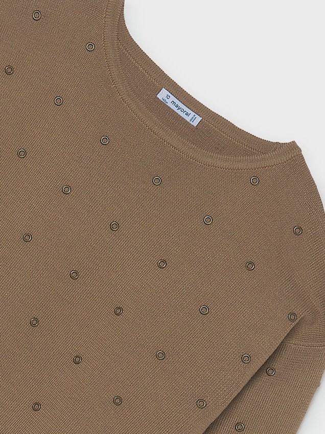 Camisola com Tachas Termofixadas