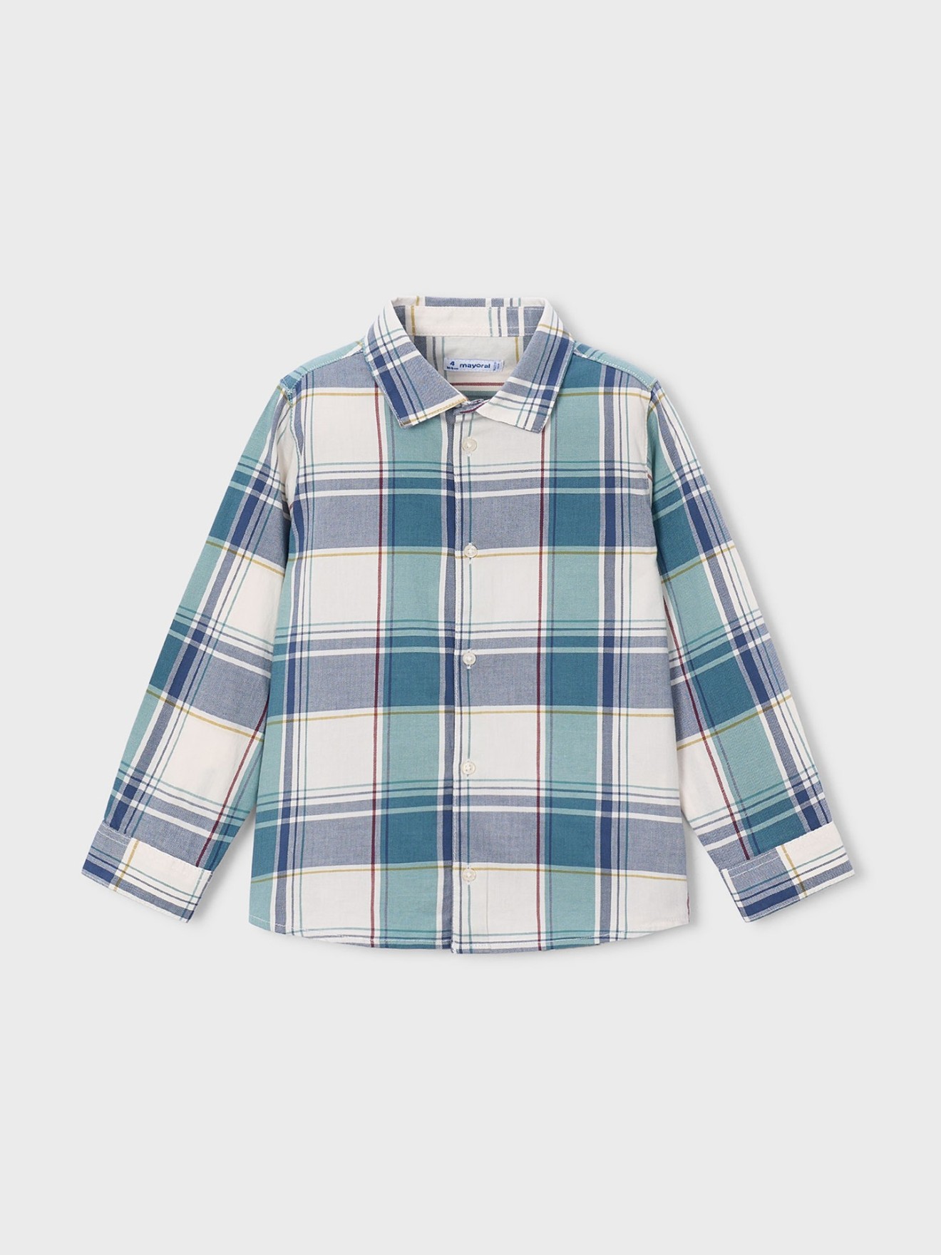 Camisa de Manga Comprida em Xadrez