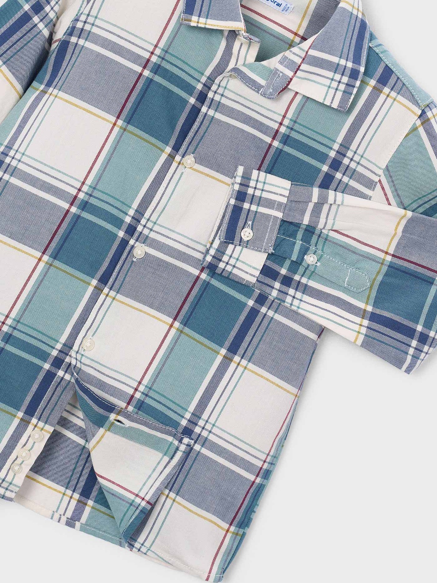 Camisa de Manga Comprida em Xadrez