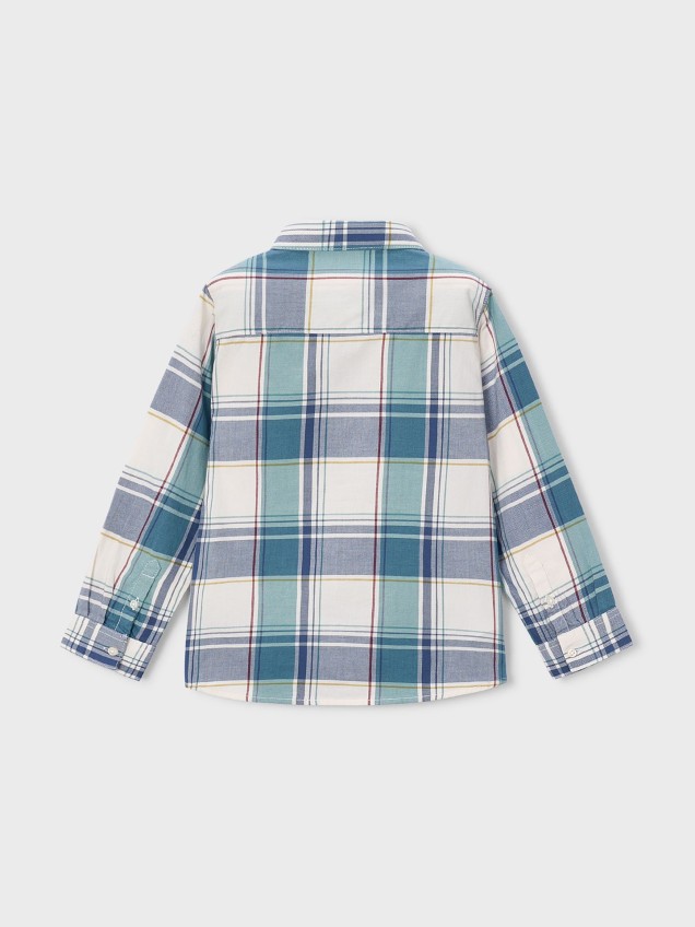 Camisa de Manga Comprida em Xadrez