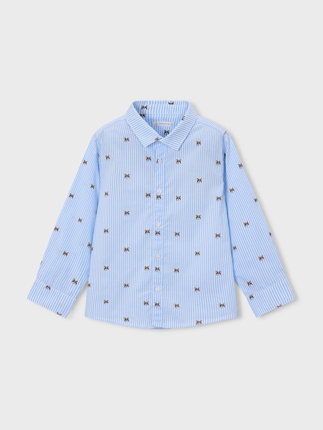Camisa de Manga Comprida Estampada