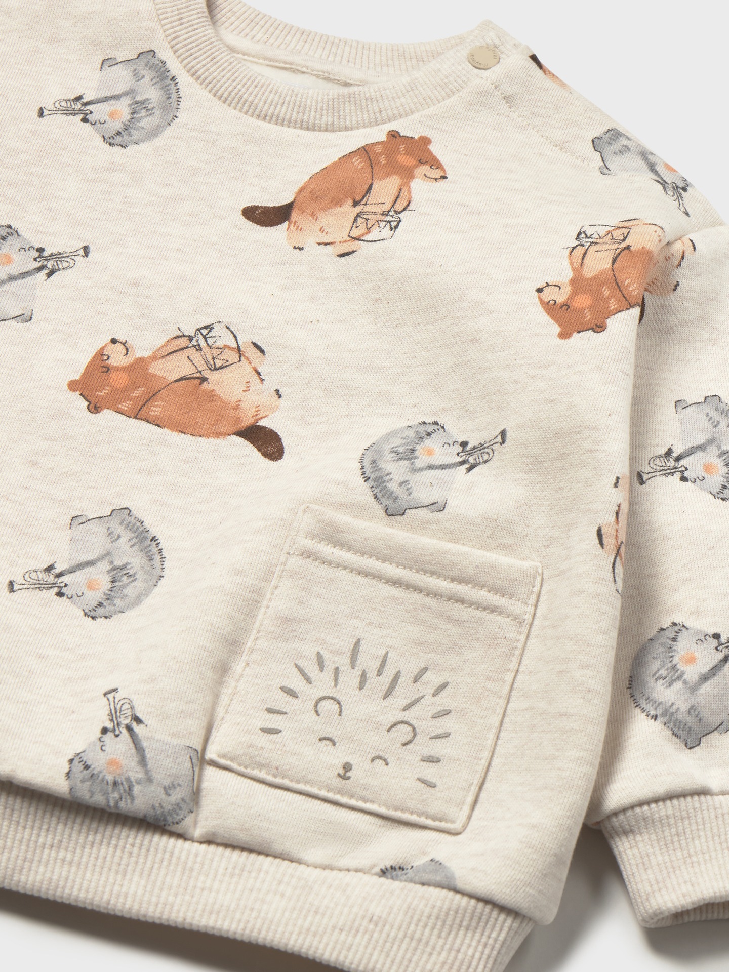 Sweatshirt com Estampado de Dinossauros