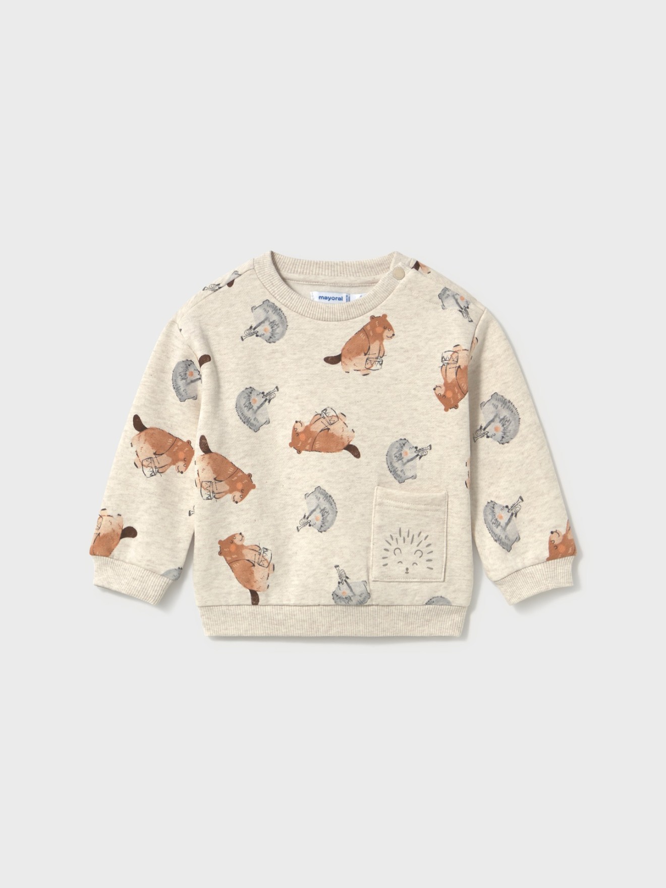 Sweatshirt com Estampado de Dinossauros
