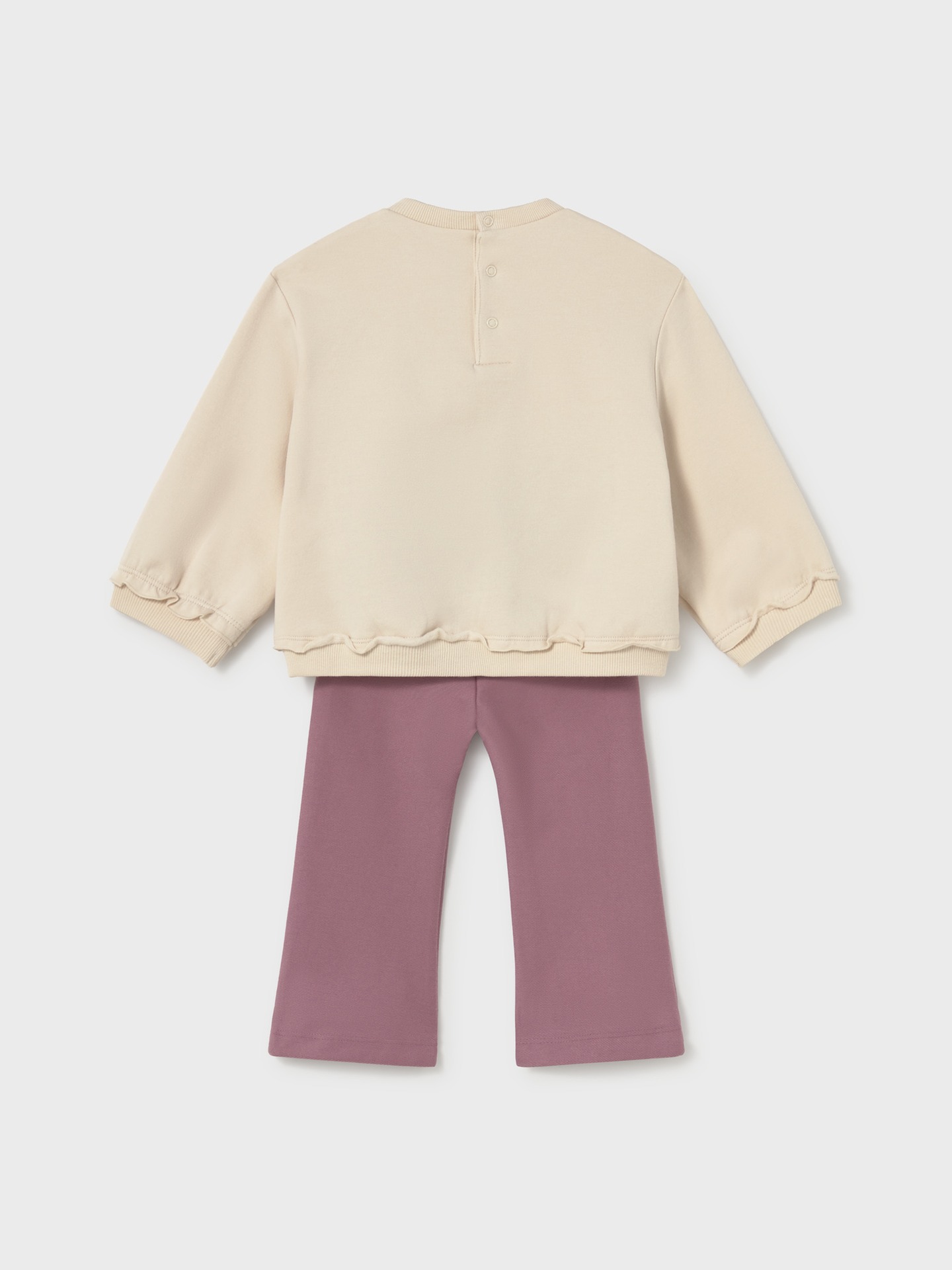 Conjunto de Sweatshirt e Calças de Ganga