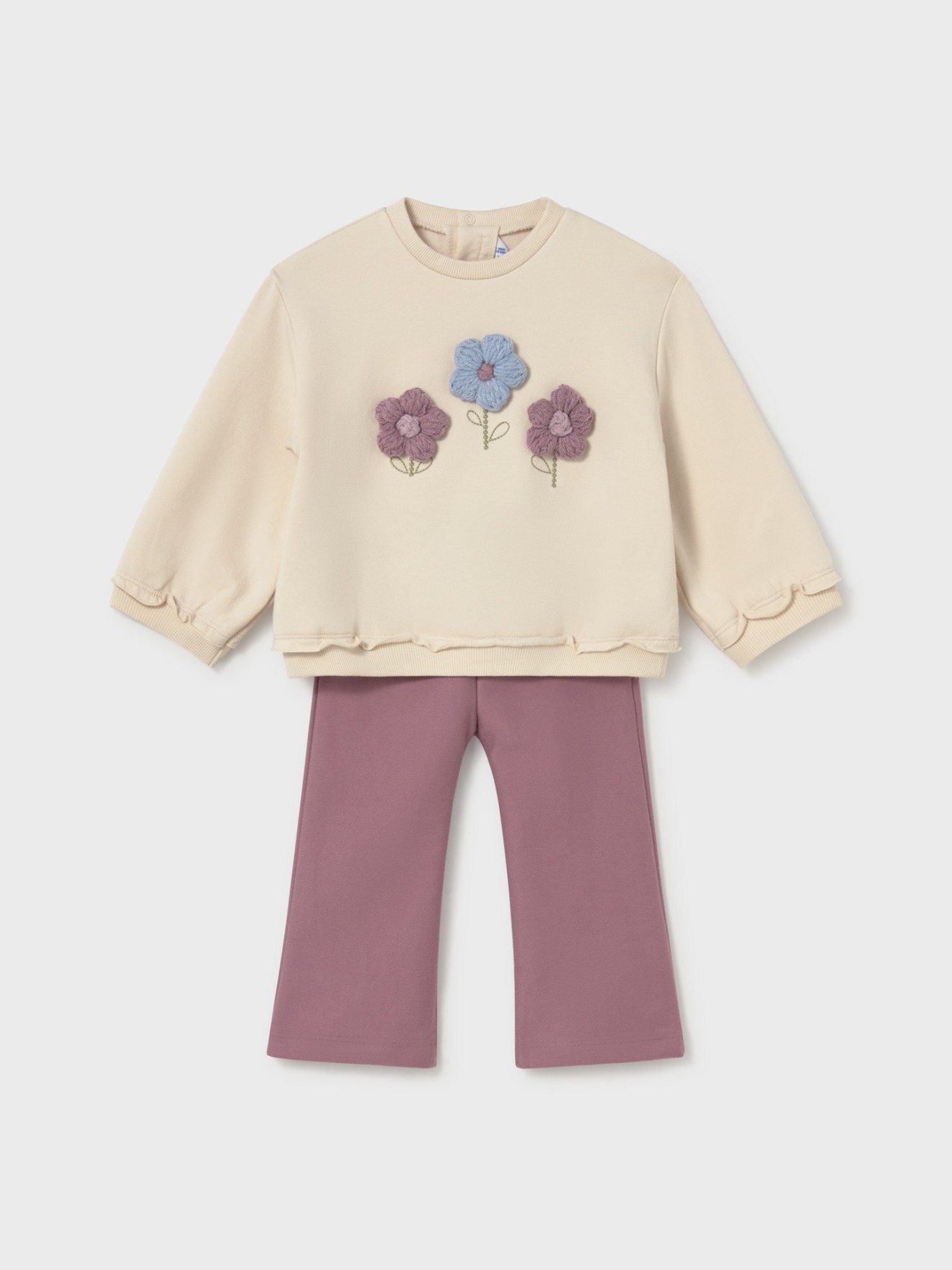 Conjunto de Sweatshirt e Calças de Ganga