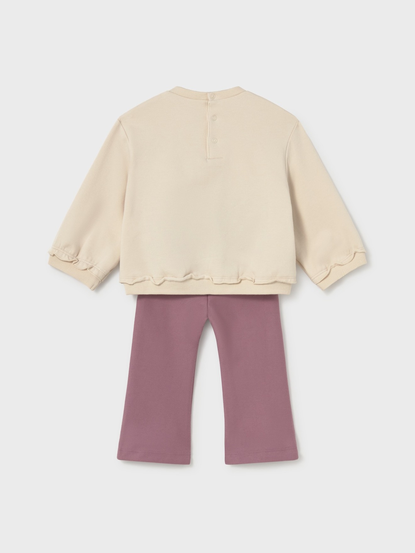 Conjunto de Sweatshirt e Calças de Ganga