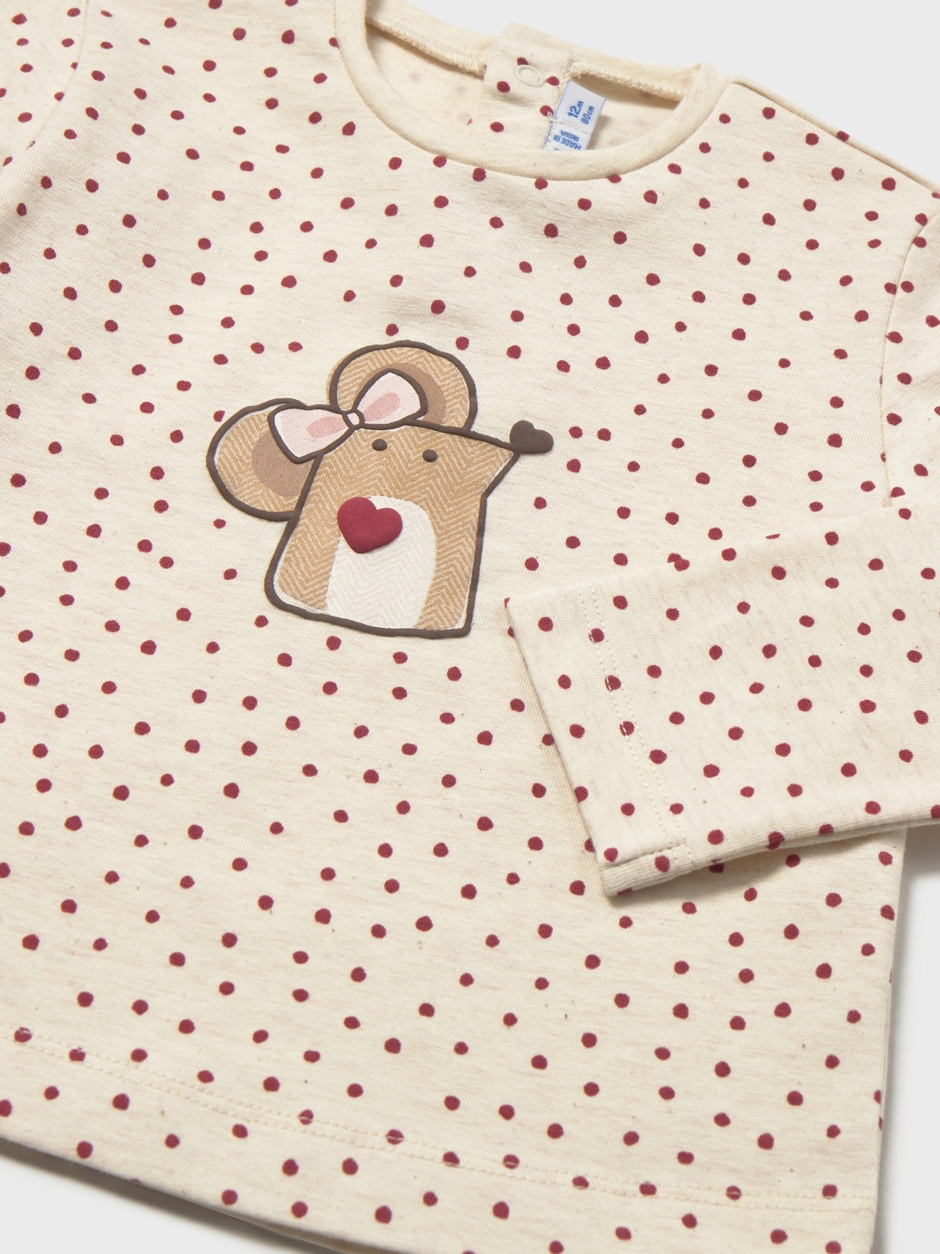 Camisola de Manga Comprida Estampada