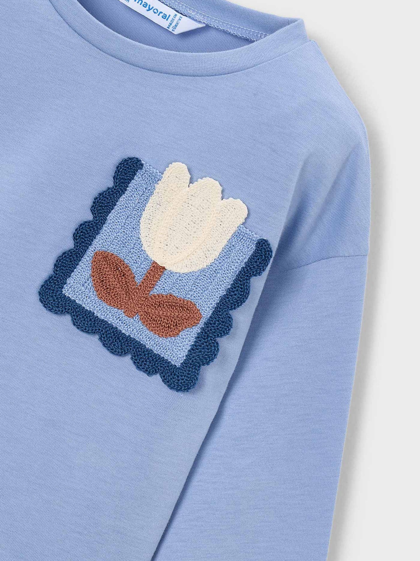 Camisola de Manga Comprida com Aplicação
