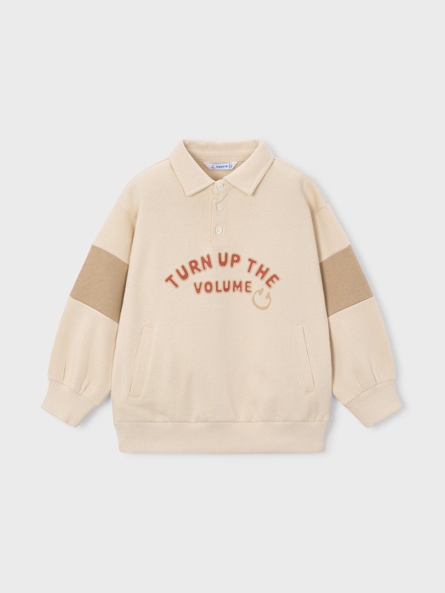 Sweatshirt Tipo Polo