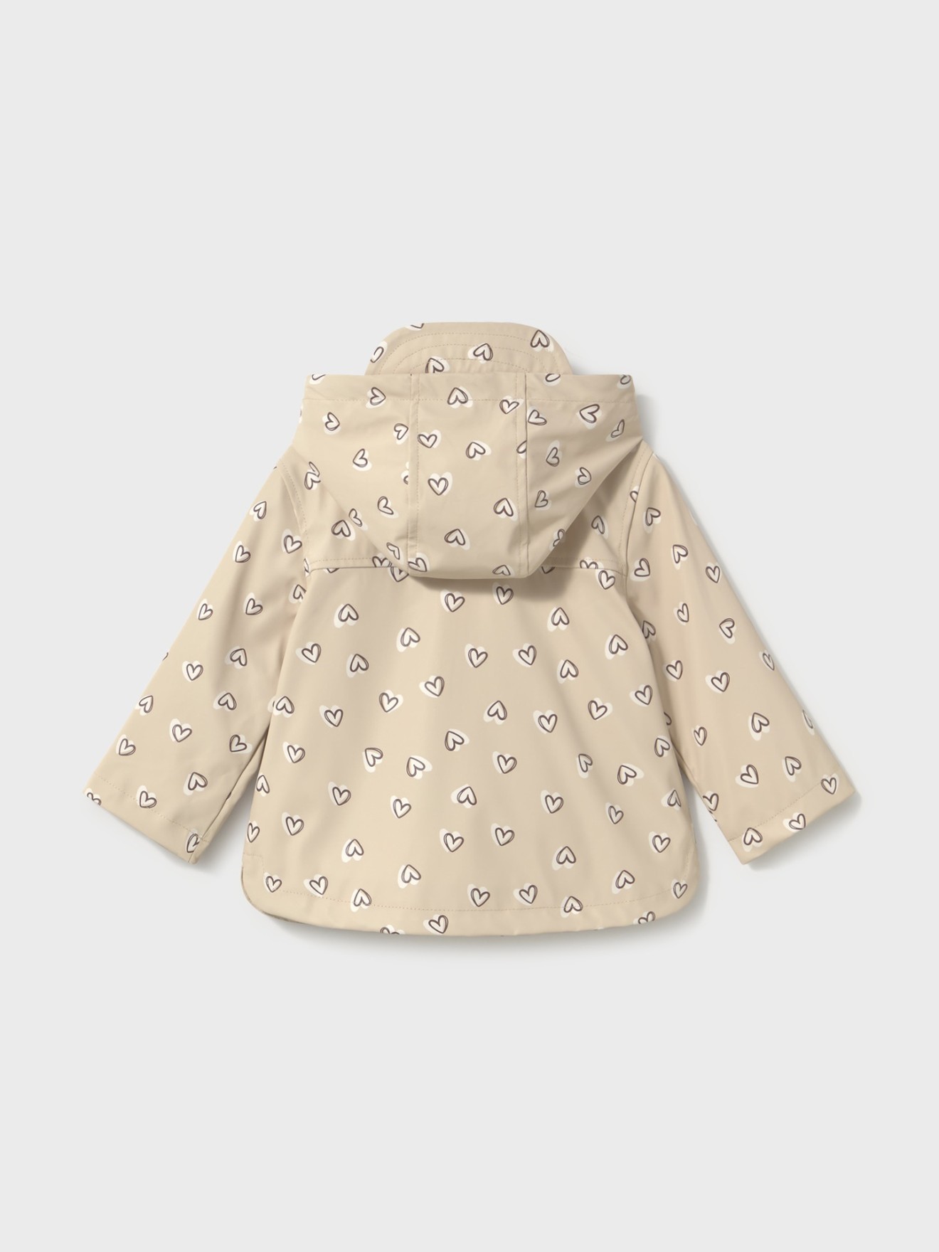 Capa de Chuva Estampada com Capuz