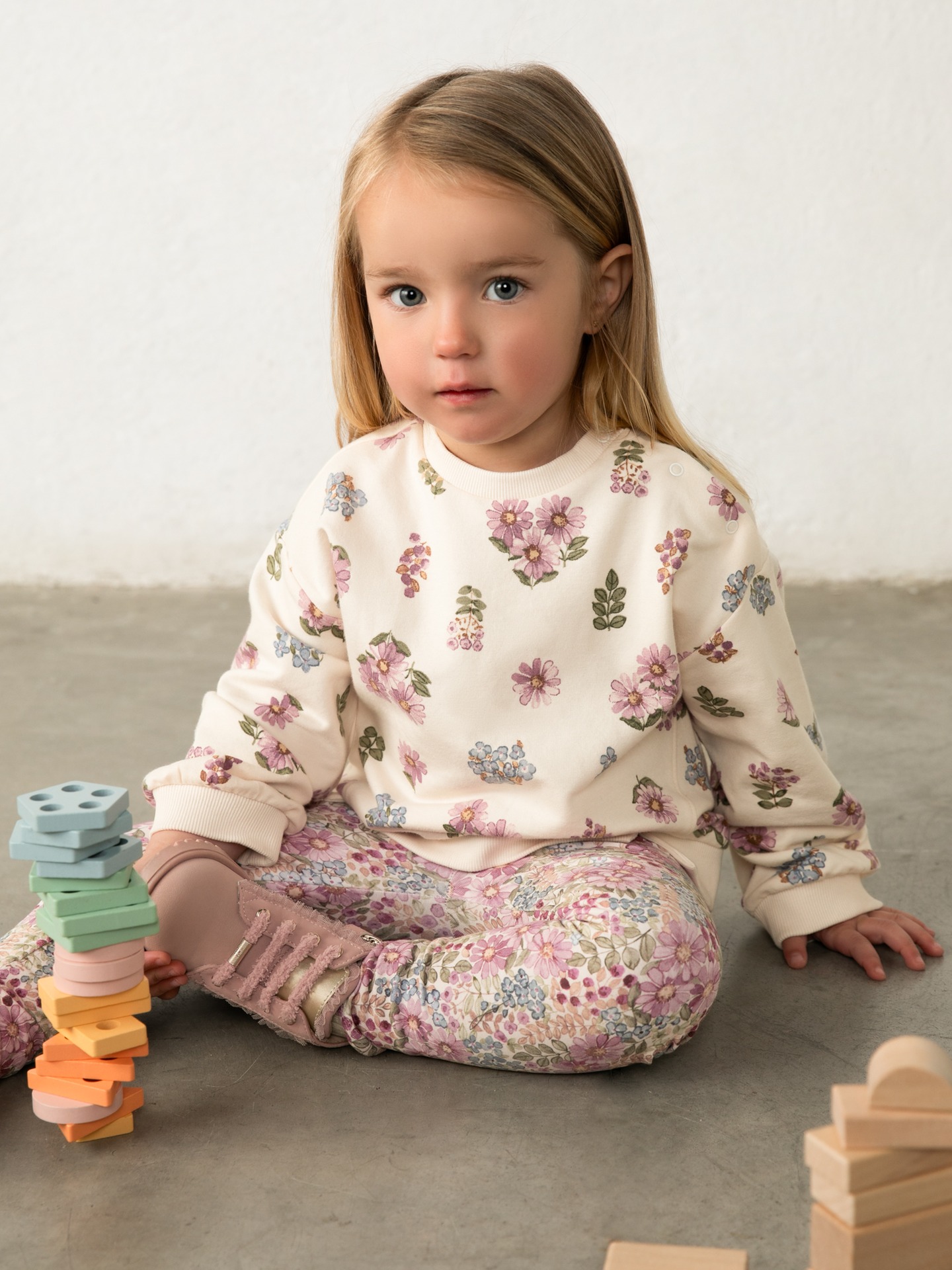 Sweatshirt Padrão Floral